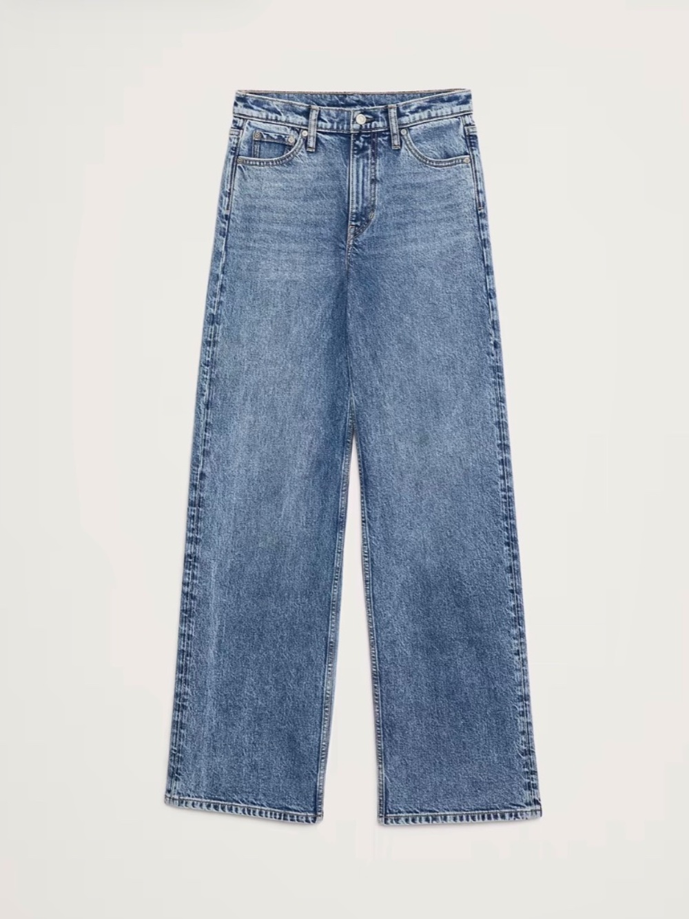 BANANA REPUBLIC THE ICON CLASSIC WIDE-LEG JEAN IN SIZE 30L NWT 160$ MRSP - Picture 3 of 8